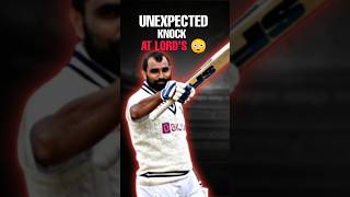 Brilliant Knock at Lords 😳🇮🇳 Story of Mohammad Shami cricket shorts mohammadshami [upl. by Estevan297]