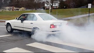 Lays BMW e34 Burnout Display [upl. by Electra]