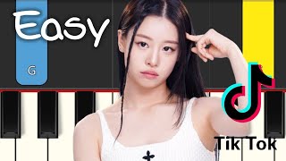 FIFTY FIFTY  Cupid  EASY Piano Tutorial 🎹 [upl. by Nired]