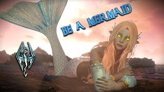 Mermaid all bodyslide  Skyrim SMS [upl. by Honoria]