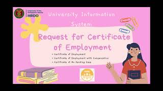 Request for Certificate of Employment [upl. by Annadiane743]