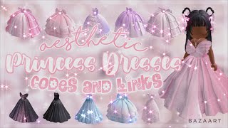 Aesthetic Prom and Princess Royal Dresses  Codes and Links  Roblox Bloxburg Berry Avenue [upl. by Paulita]