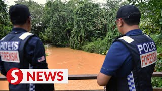 Cops scouring river where Nur Farahs handbag was found [upl. by Spiros]