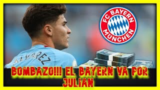 Bayern Munich interesado en Julián Álvarez ¿Se va del City [upl. by Iohk]