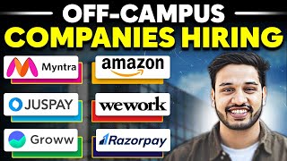 OFF Campus SDE Jobs amp Internships  Hiring  2026 2025 2024 2023 2022 Batch  Kushal Vijay [upl. by Kamila]