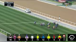 Al Quoz Sprint Sponsored by AZIZI Developments – California Spangle – Dubai World Cup 2024 [upl. by Johnsten]