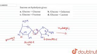 Sucrose on hydrolysis gives [upl. by Ttenaej825]