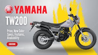 2025 Yamaha TW200 Dual Sport Price New Color Specs Features Availability [upl. by Jeanelle]