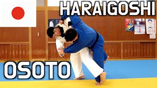 Osoto otoshi and Harai goshi classical throws of judo [upl. by Cobby]