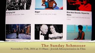 The Sunday Schmooze  Igor Shteyrenberg  Miami Jewish Film Festival  Jewish Idiosyncrosies in Film [upl. by Nirmak241]