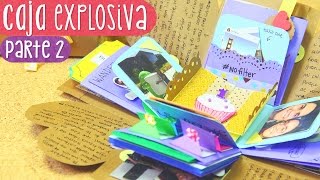 CAJA SORPRESA con laberinto  Tutorial Parte 2 Exploding Box ✄ Craftingeek [upl. by Oisangi503]