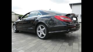 Mercedes CLS 320 350 CDI Sportauspuff Diesel Sound [upl. by Emmuela]