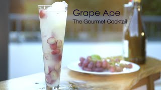 How to make the best Champagne Cocktail with Vodka and Fresh Grapes [upl. by Ailec]