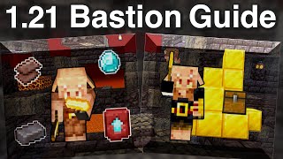 NEW Ultimate Minecraft Bastion Guide 121  Find Treasure Bastion Kill Piglin Brutes and More [upl. by Voe161]