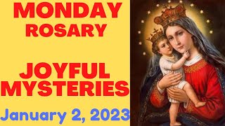 Pray The Rosary  Monday January 2 2023  The Joyful Mysteries [upl. by Ahsirak188]