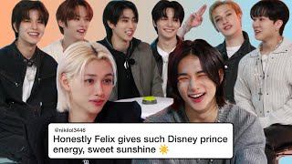 Stray Kids Compete in a Compliment Battle  Teen Vogue [upl. by Tamarah41]