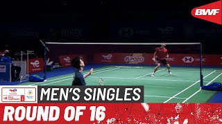 TotalEnergies BWF World Championships 2021  Kantaphon Wangcharoen 16 vs Loh Kean Yew  R16 [upl. by Toffey]