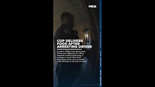 DoorDash driver arrested officer delivers customer’s food [upl. by Khano651]