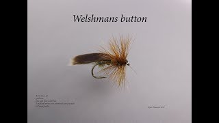 TYING THE WELSHMANS BUTTON SEDGE FLY WITH RYAN HOUSTON 2017 [upl. by Launamme949]