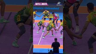 Arjun deshwal super ride against patnapirates5670 in jaipur vs Patna match kabaddi [upl. by Aillimat]