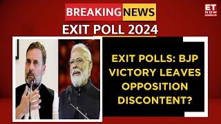 Exit Polls Indicating A Big BJP Win Leaving The Opposition Struggling To Accept  Lok Sabha Polls [upl. by Abe801]