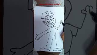 How to draw TITOO cartoon EasyTITOO cartoon character drawing drawing short [upl. by Ellenad]