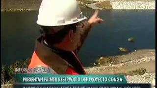 Reportaje sobre Reservorio Chailhuagón en Conga [upl. by Anilah]