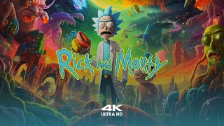 Rick and Morty Live Wallpaper Gaming Animated Wallpaper  Screensaver  4K Ultra HD [upl. by Htirehc]