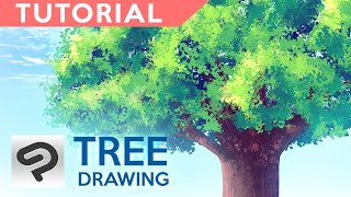 【Tutorial】Tree Drawing ★ Clip Studio Paint [upl. by Aninaig]