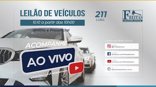 AO VIVO  Leilão Online de Veículos  Freitas Leiloeiro 10102023 [upl. by Ardni]