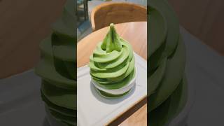 Matcha green tea ice cream icecream yummy satisfying summer blowup viral [upl. by Georglana]