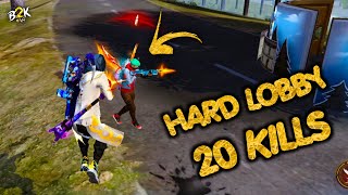 B2K Fan SOLO VS SQUAD HARD LOBBY GAMEPLAY  OB UPDATE 46 [upl. by Jacki909]