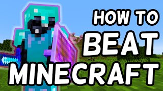 How to BEAT Minecraft For BEGINNERS [upl. by Verdha]