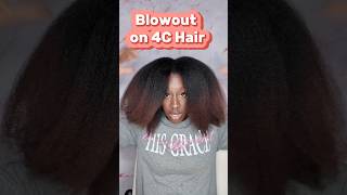 Blow out on 4C hair using the Rev Air [upl. by Aenyl479]