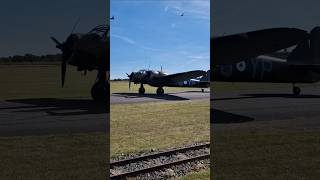 Bristol Blenheim Mk I Taxiing Battle Of Britain Air Show Duxford 2024 [upl. by Kreiner]