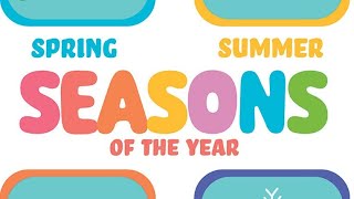 Season Name season name in English seasons songs for childrenpreschool [upl. by Tiena]