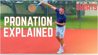 Tennis Serve Pronation Explained [upl. by Rugg881]