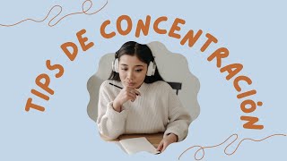 Como mejorar la concentración [upl. by Neelia]