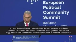 Orban quotAttivismo giudiziarioquot mina scelte Governi su lotta a immigrazione clandestina [upl. by Wait]