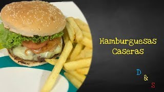 Hamburguesas Caseras  Receta Sabrosona [upl. by Araf580]