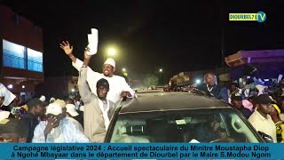 Campagne législative 2024  Accueil spectaculaire du Minitre Moustapha Diopà Ngohé Mbayaar [upl. by Lezley514]