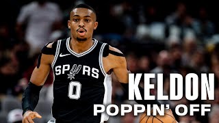 Keldon Johnson POPS off in Spurs Win Over Timberwolves  11224 [upl. by Allrud766]