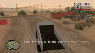 GTA San Andreas  Walkthrough  Quarry Mission 4 HD [upl. by Akirderf]