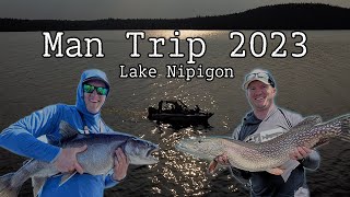 Lake Nipigon  7 days of fishing in the Forgotten Great Lake  Man Trip 2023 [upl. by Guglielmo539]