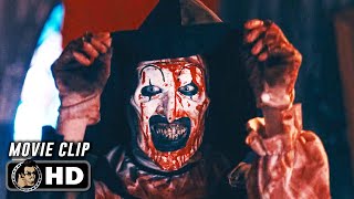 TERRIFIER 2  Art VS Sienna Part One 2022 Movie CLIP HD [upl. by Linkoski]