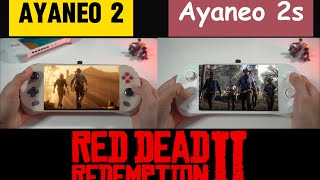 Ayaneo 2 vs Ayaneo 2s  Red dead redemption 2  comparisons  let’s see [upl. by Petulah]