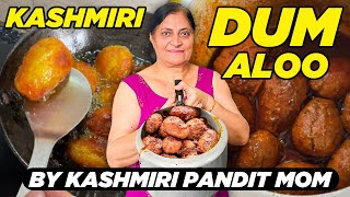 Kashmiri Dum Aloo Recipe By Mummy  Kashmiri Pandit Kitchen Series [upl. by Legnaleugim]