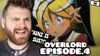 AINZ NEW WAIFU  OVERLORD  EPISODE 4  SEASON 3  New Anime Fan  REACTION [upl. by Daenis]