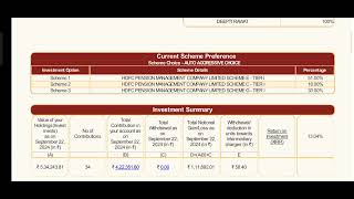 My NPS Portfolio journey to 1 Crore Rupees part3 [upl. by Usanis767]