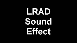 LRAD Sound Effect [upl. by Damas736]